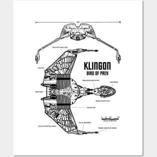 STAR TREK KLINGON - Bird of Prey Posters and Art